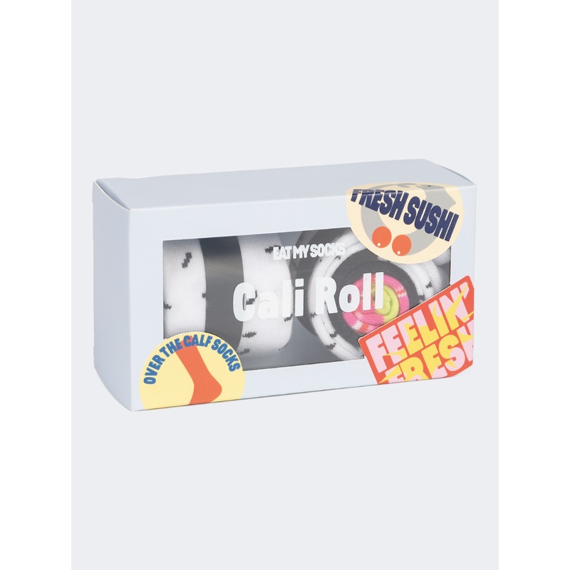 Eat My Socks Cali Roll Unisex Lifestyle Sock Multicolor