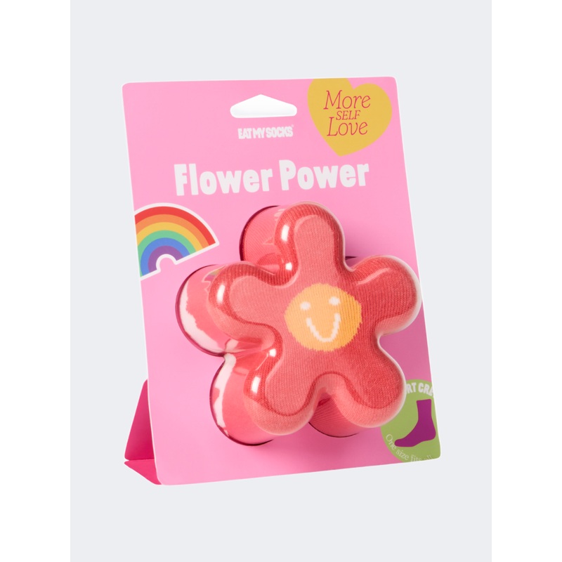 Eat My Socks Flower Power Women Lifestyle Sock Multicolor