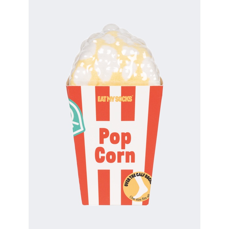 Eat My Socks Pop Corn Unisex Lifestyle Sock Multicolor