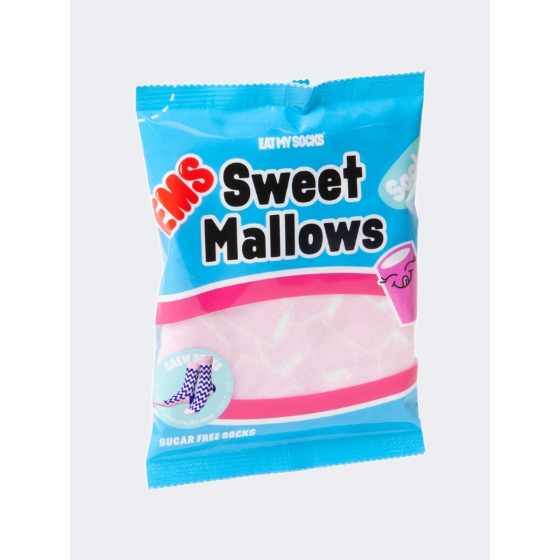 Eat My Socks Sweet Mallows Unisex Lifestyle Sock Multicolor