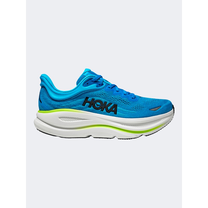 Hoka Bondi 9 Men Running Shoes Blue