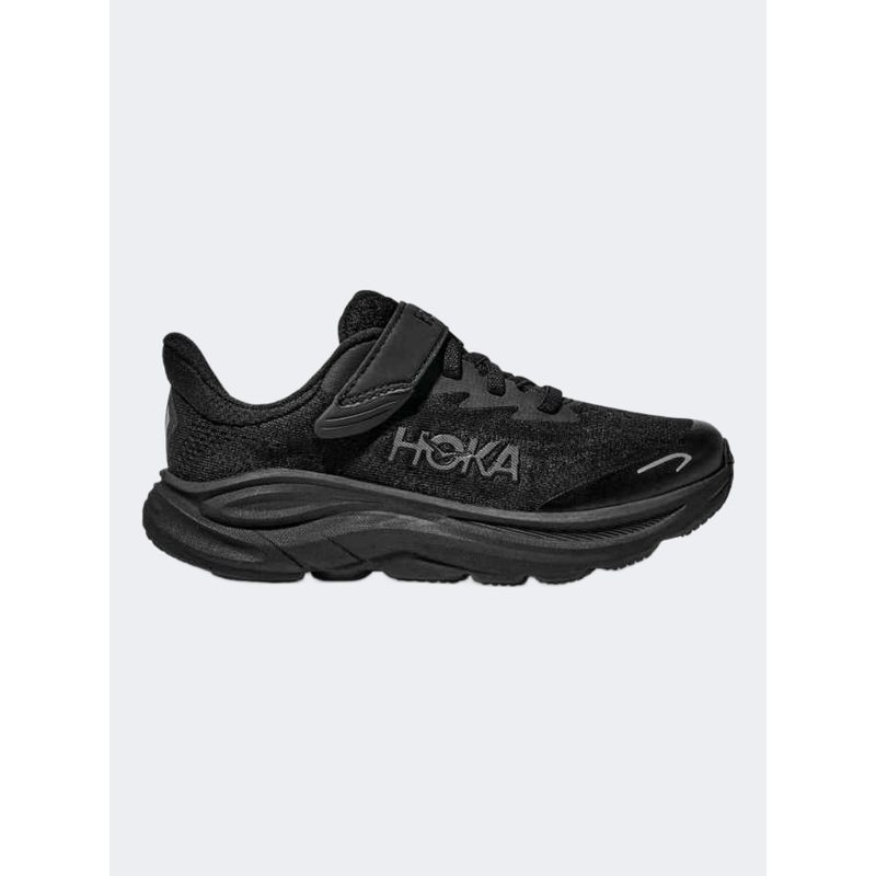 Hoka Clifton 10 Ps-Boys Running Shoes Black