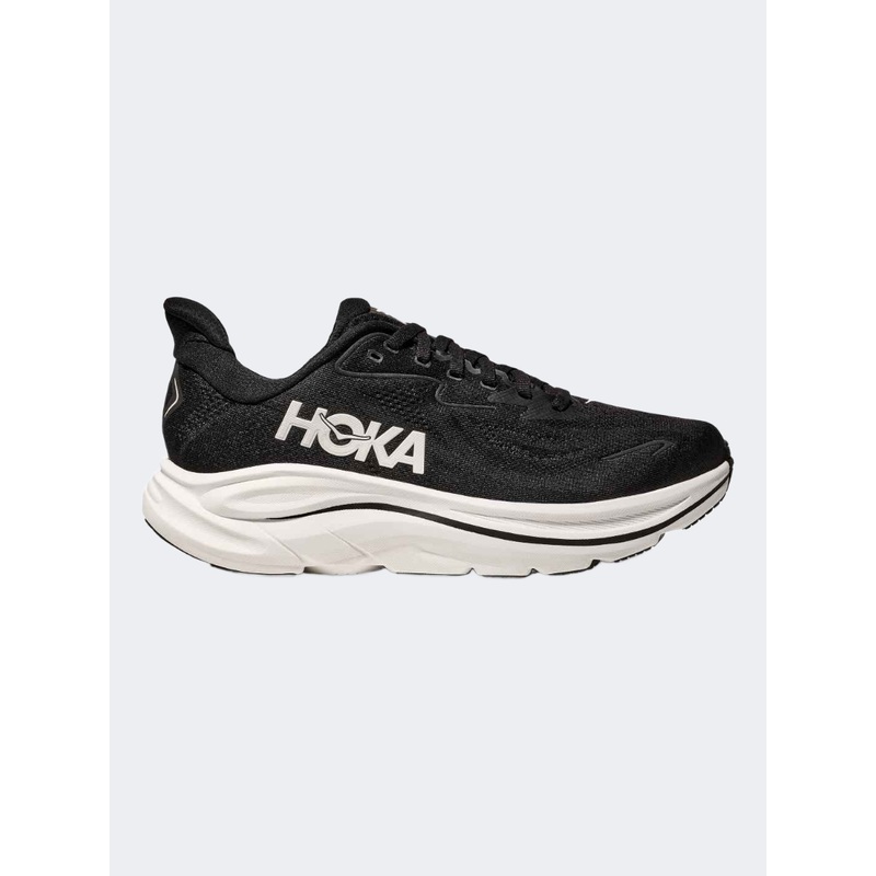 Hoka Clifton 10 Women Running Shoes Black/White