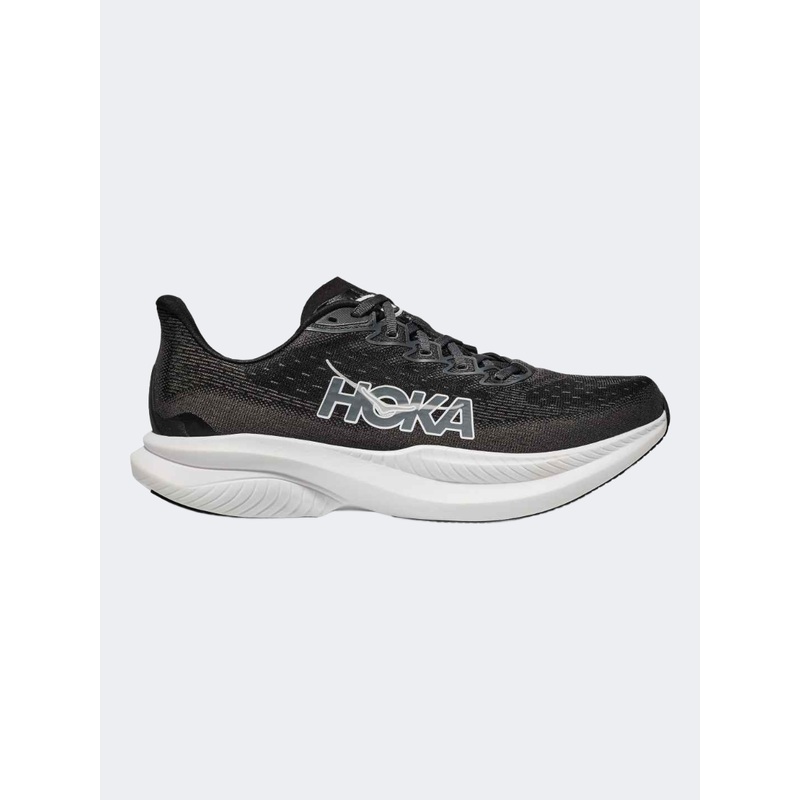 Hoka Mach 6 Women Running Shoes Black/White