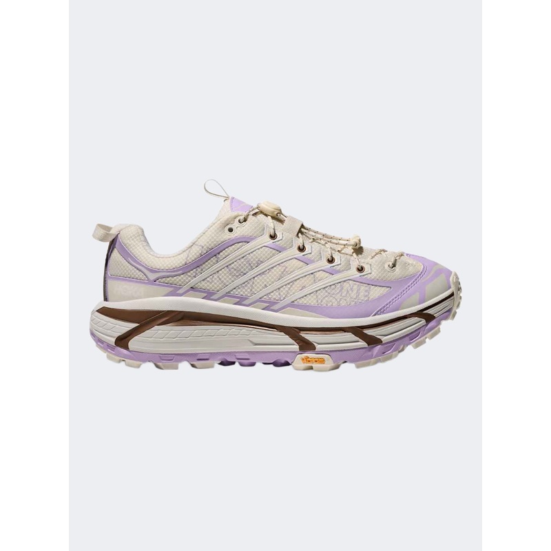 Hoka Mafate Three2 Wordmark Women Lifestyle Shoes Iris Flower