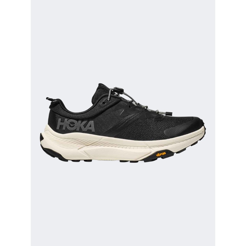 Hoka Transport Men Running Shoes Black/Alabaster