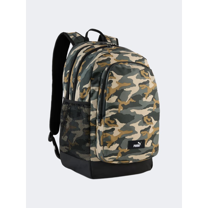 Puma Academy 29 L Aop Unisex Lifestyle Backpack One Compartment Black Camouflage