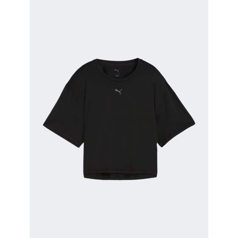 Puma Cloudspun Relaxed Women Training T-Shirt Black