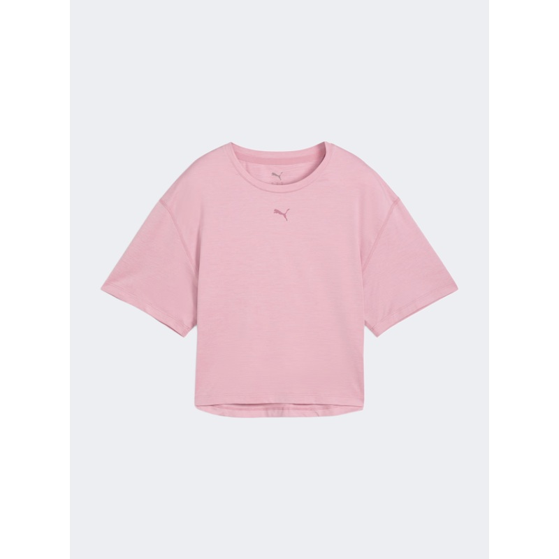 Puma Cloudspun Relaxed Women Training T-Shirt Poised Pink