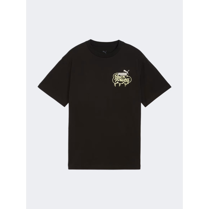 Puma Mid 90S Graphic Ii Boys Lifestyle T-Shirt Black