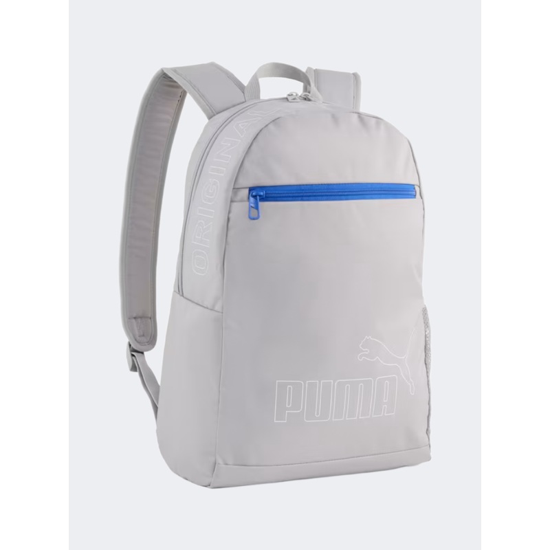 Puma Phase Ii Unisex Lifestyle Backpack One Compartment Grey Echo
