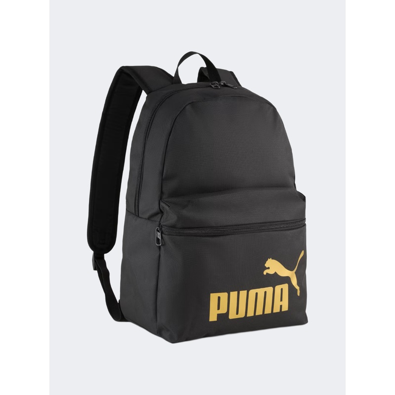 Puma Phase Unisex Lifestyle Backpack One Compartment Black/Gold