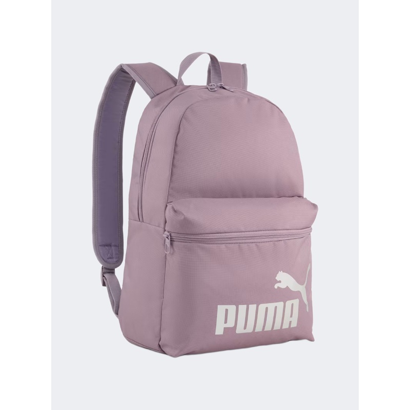Puma Phase Unisex Lifestyle Backpack One Compartment Plum Jam/Silver