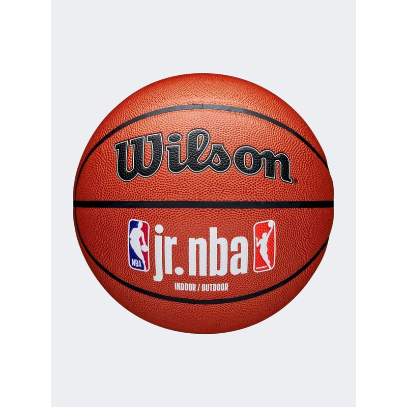 Wilson Jr Nba Fam Logo Indoor Outdoor Size 5 Basketball Ball Brown