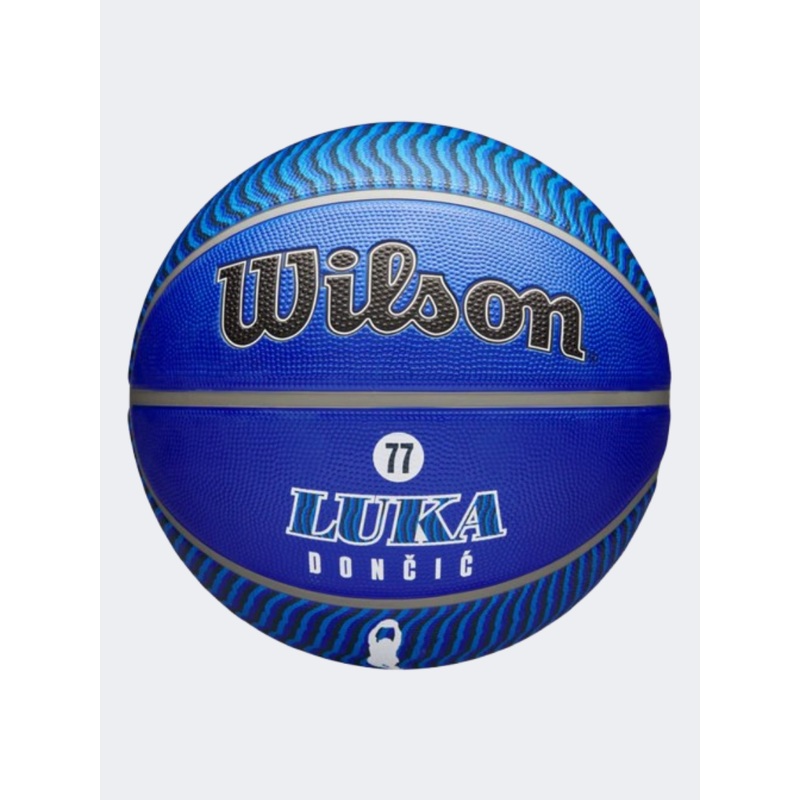Wilson Nba Player Luka Doncic Icon Outdoor Unisex Basketball Ball Blue/Black