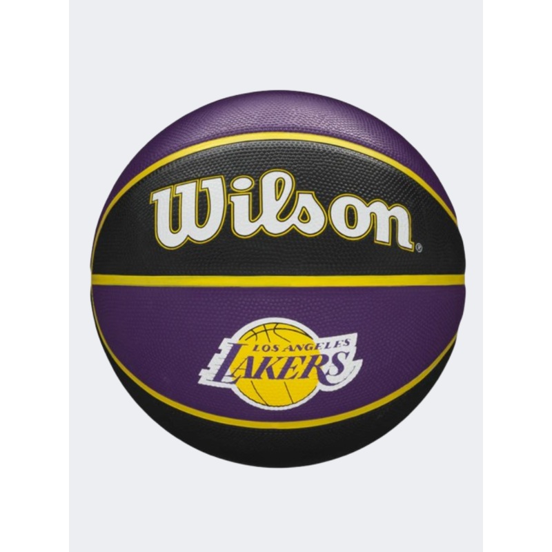 Wilson Nba Team Tribute Los Angeles Lakers Unisex Basketball Ball Purple