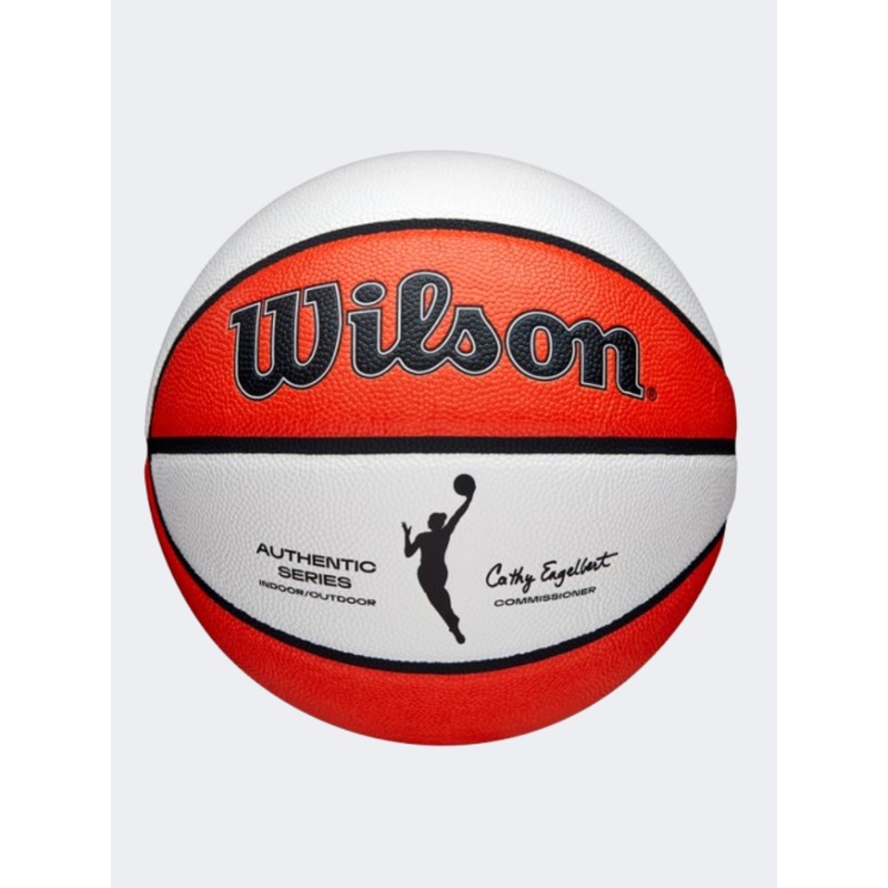 Wilson Wnba Authentic Indoor Outdoor Women Basketball Ball White/Orange