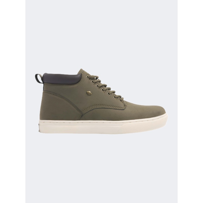 British Knights Wood Men Lifestyle Shoes Olive/Dk Brown
