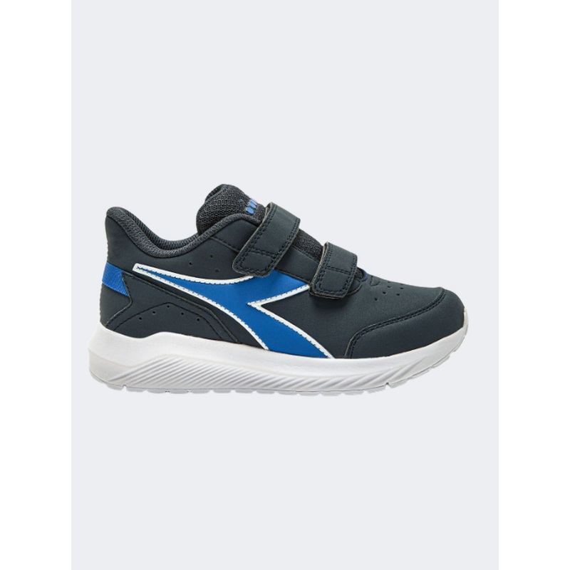 Diadora Falcon 3 Sl Ps-Boys Running Shoes Blue Corsair/White