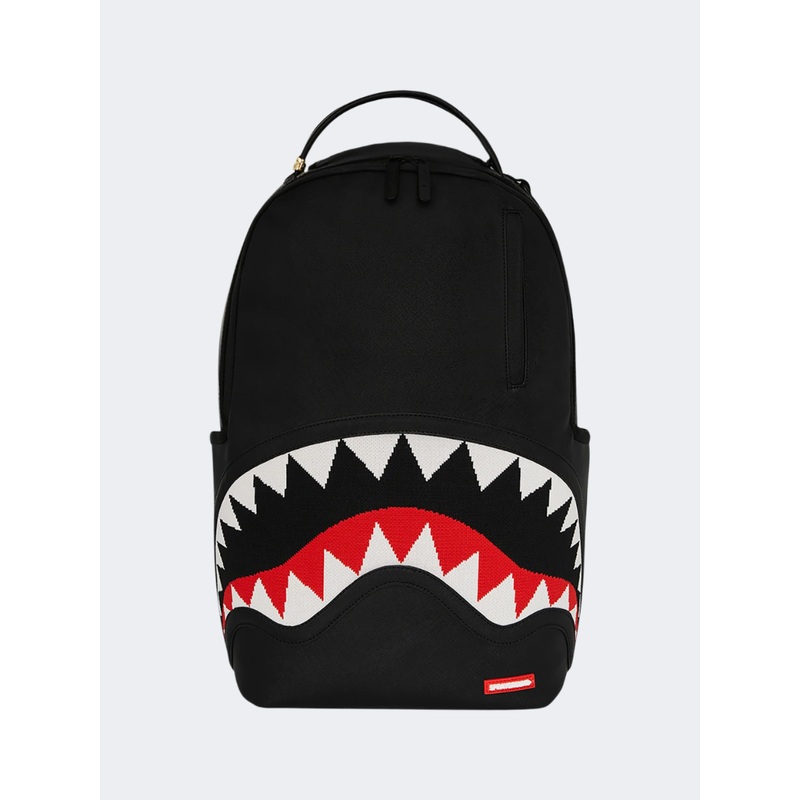 Spray Ground Fly Knit Mouth Dlxsv Unisex  Lifestyle Backpack Black/White/Red