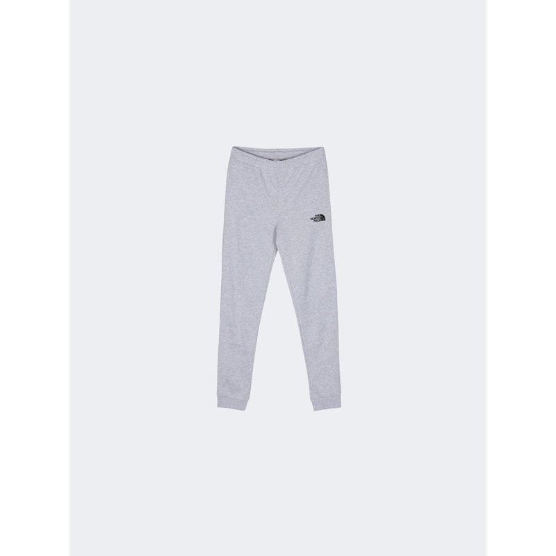 The North Face Teen Slim Fit Jogger Kids Lifestyle Pant Light Grey Heather