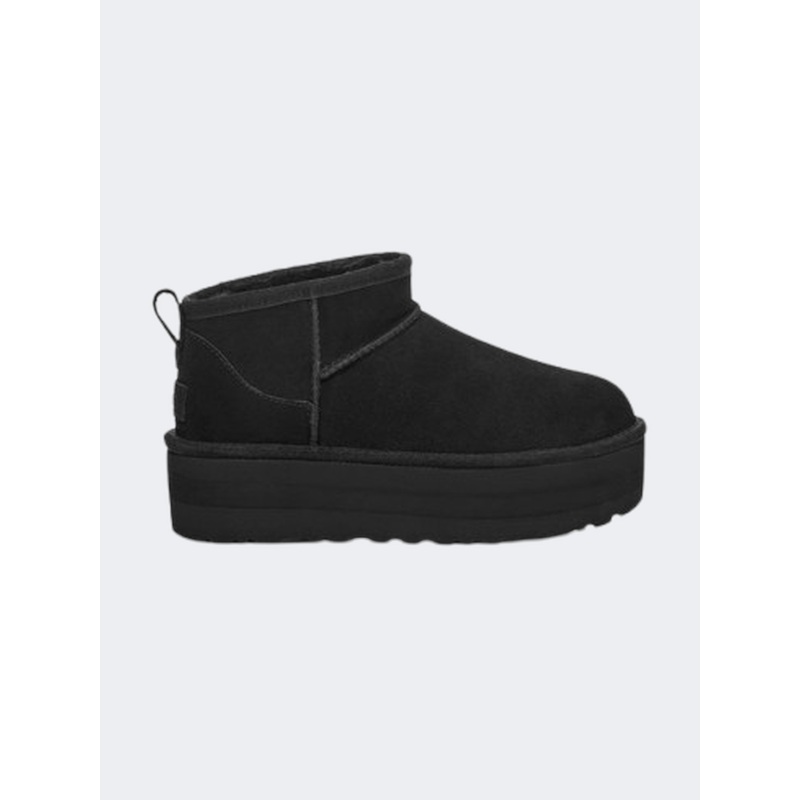 UGG Classic Ultra Mini Platform Women Lifestyle Shoes Black