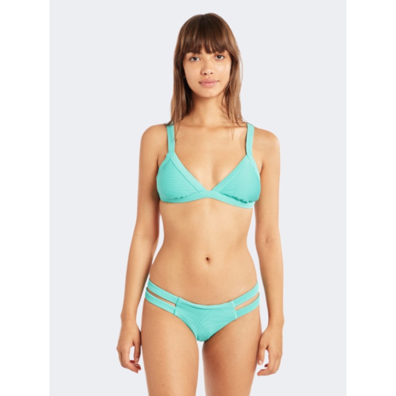 Billabong Women 1977 Tanlines Fixed Blue Bra