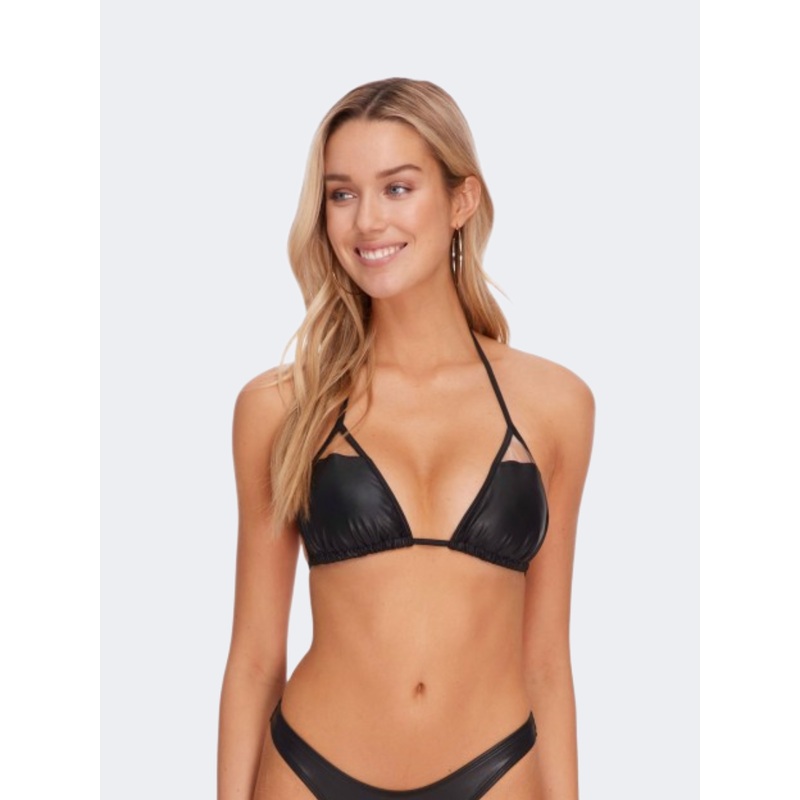 Body Glove Women Beach Bra Vogue Wet Look The Sign Black