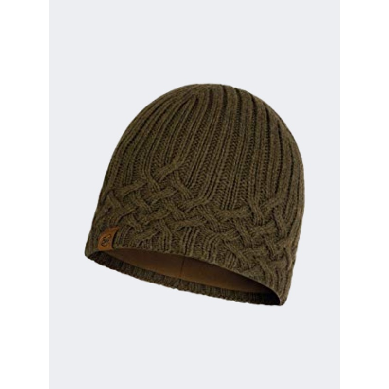 Buff Lifestyle Unisex 120827.859.10.00Knitted & Polar Hat New Helle Tundra Khaki