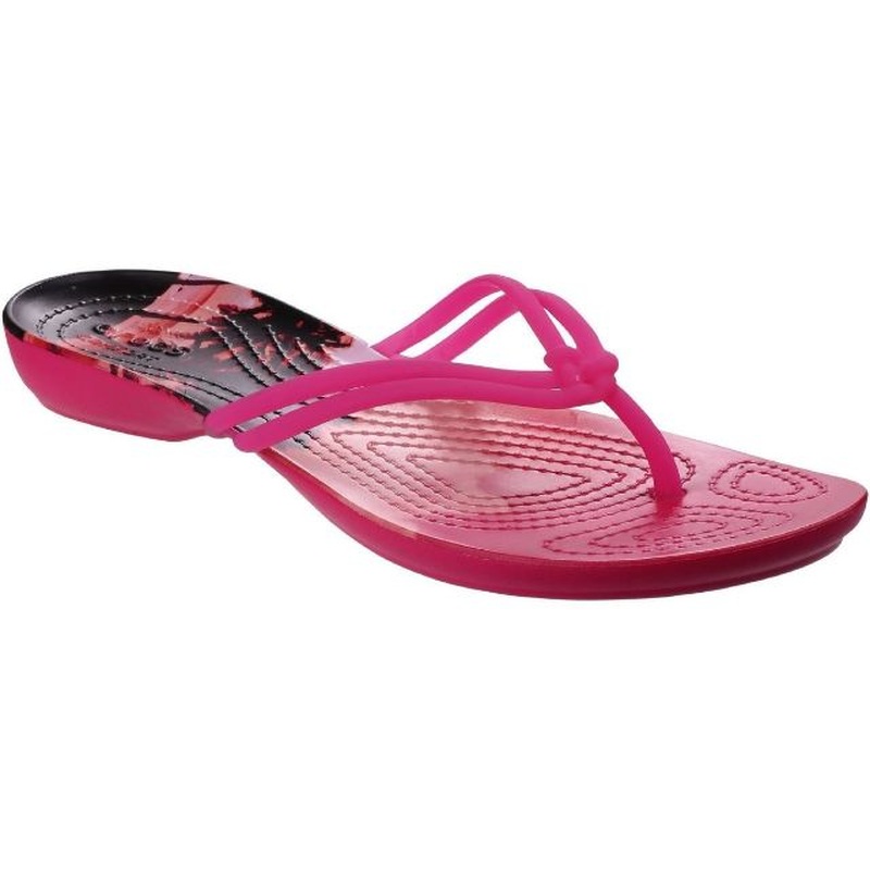 Crocs Isabella Graphic Women Lifestyle Slippers Candy Rose
