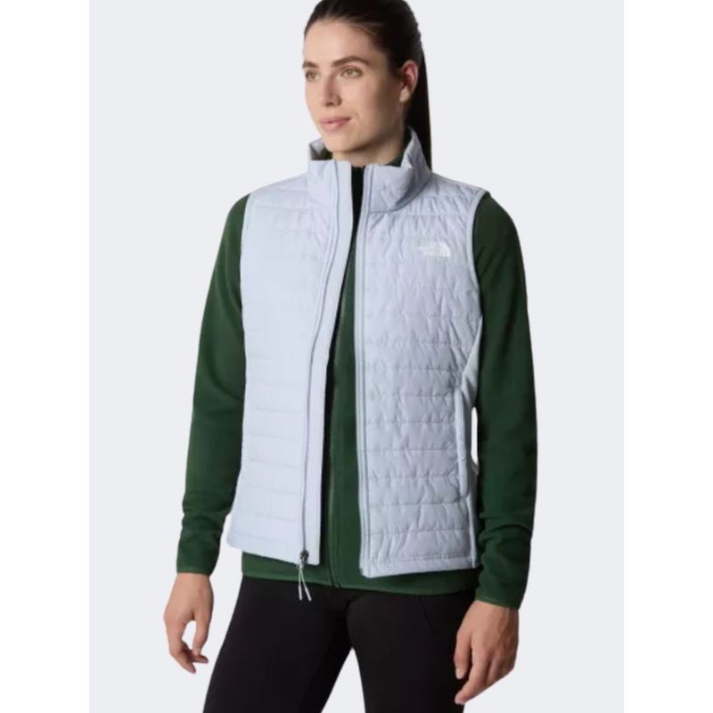 The North Face Canyonlands Hybrid Women Lifestyle Vest Dusty Periwinkle