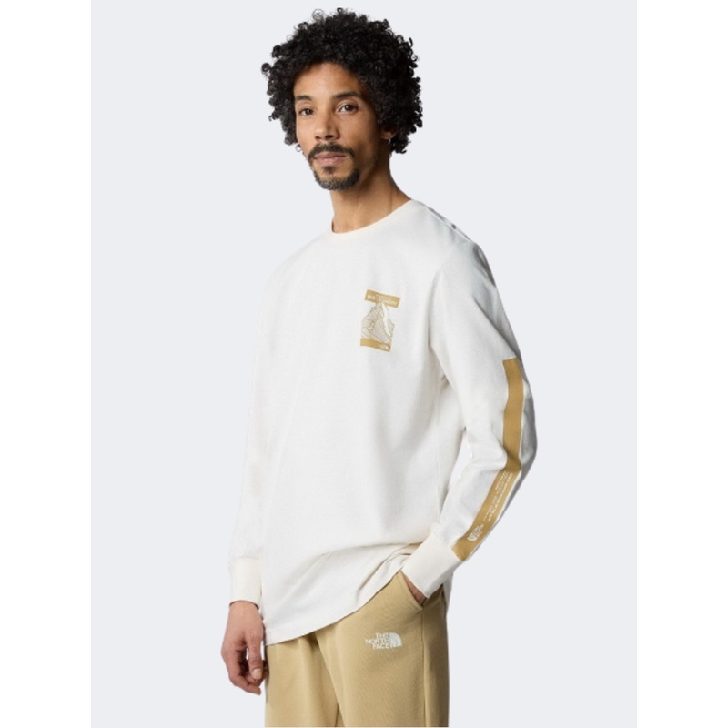 The North Face Matterhorn Face Men Lifestyle Long Sleeve Gardenia White