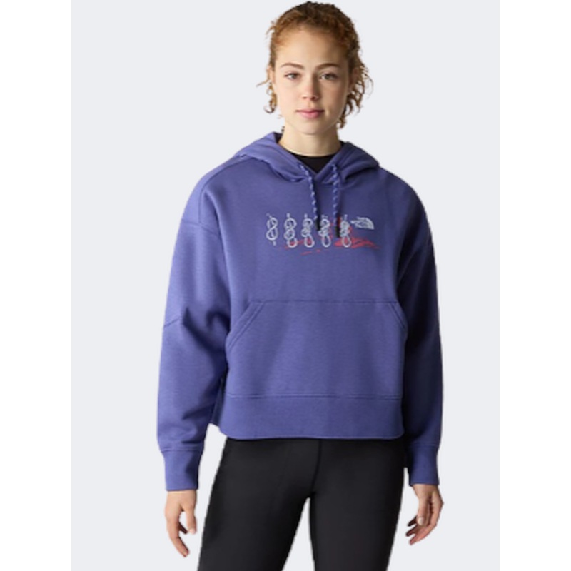 The North Face Outdoor Graphic Women Lifestyle Hoody Cave Blue