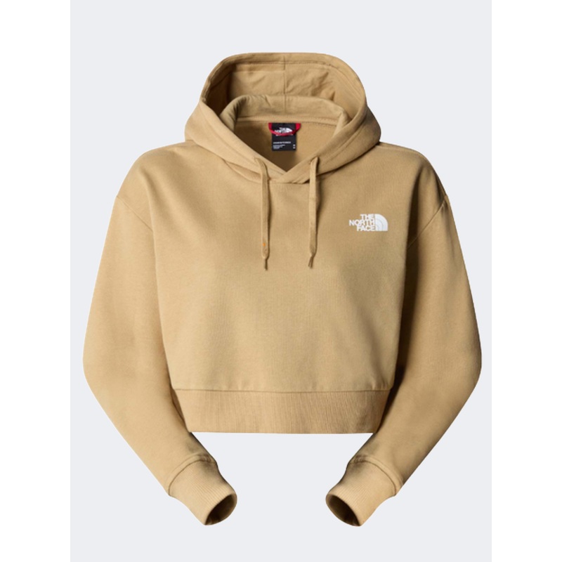 The North Face Trend Crop Women Lifestyle Hoody Khaki Stone