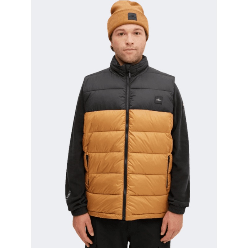 O'Neill O'Riginals Puffer Men Lifestyle Vest Caramel/Color Block