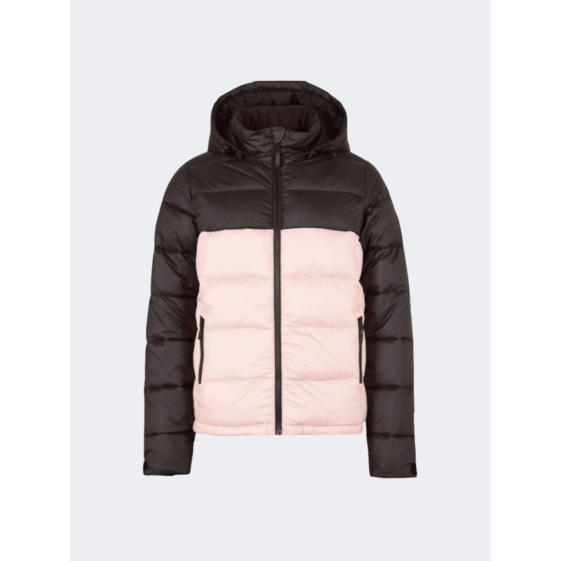 O'Neill Puffer Women Lifestyle Jacket Peach Whip/Block