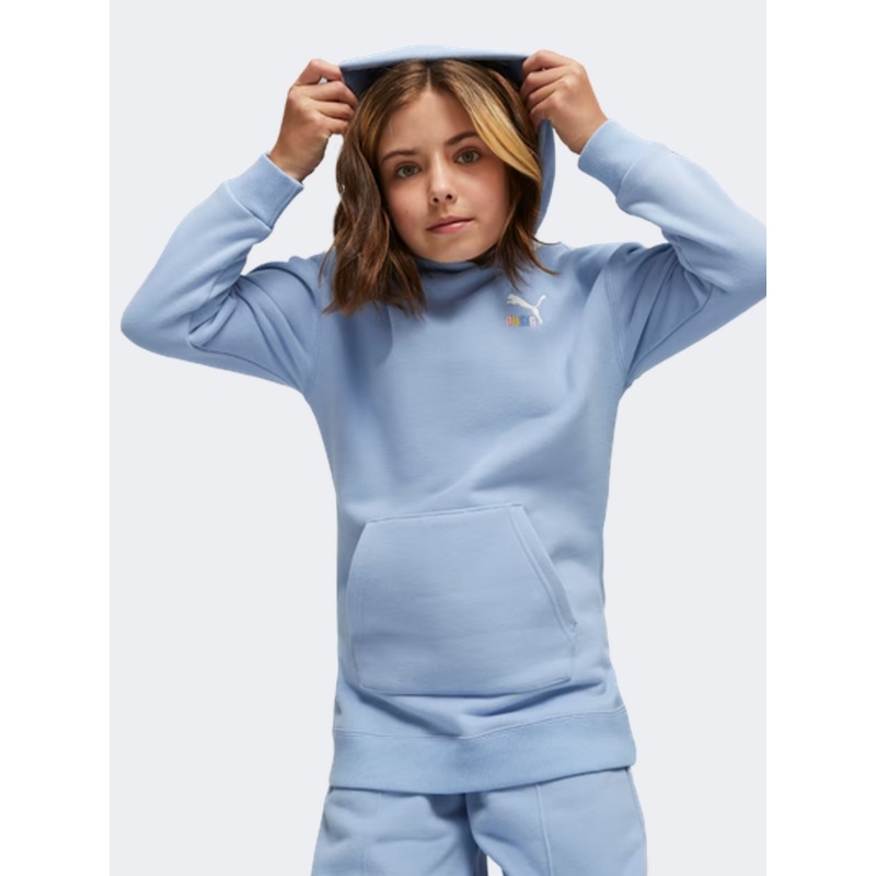 Puma Classics Girls Lifestyle Hoody Blissful Blue