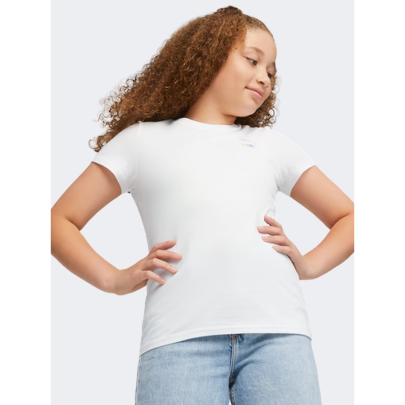 Puma Classics Girls Lifestyle Pant White