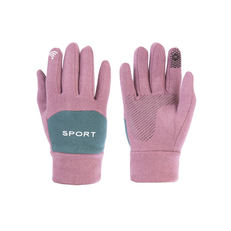 Aln Accessories Winter Skiing Gloves Purple