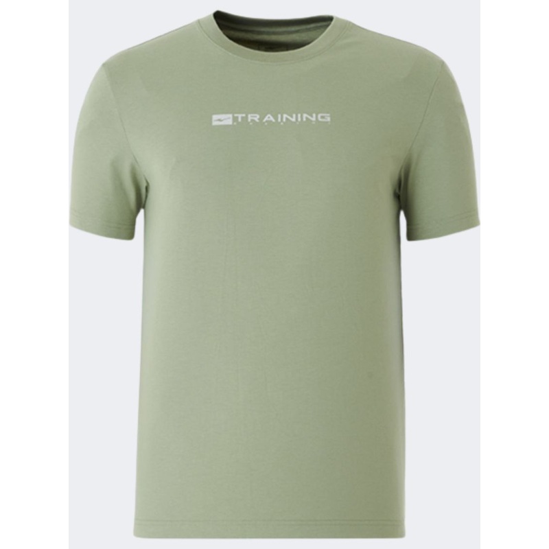Erke Crew Men Training T-Shirt Army Green