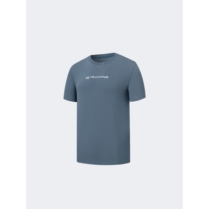 Erke Crew Men Training T-Shirt Haze Blue