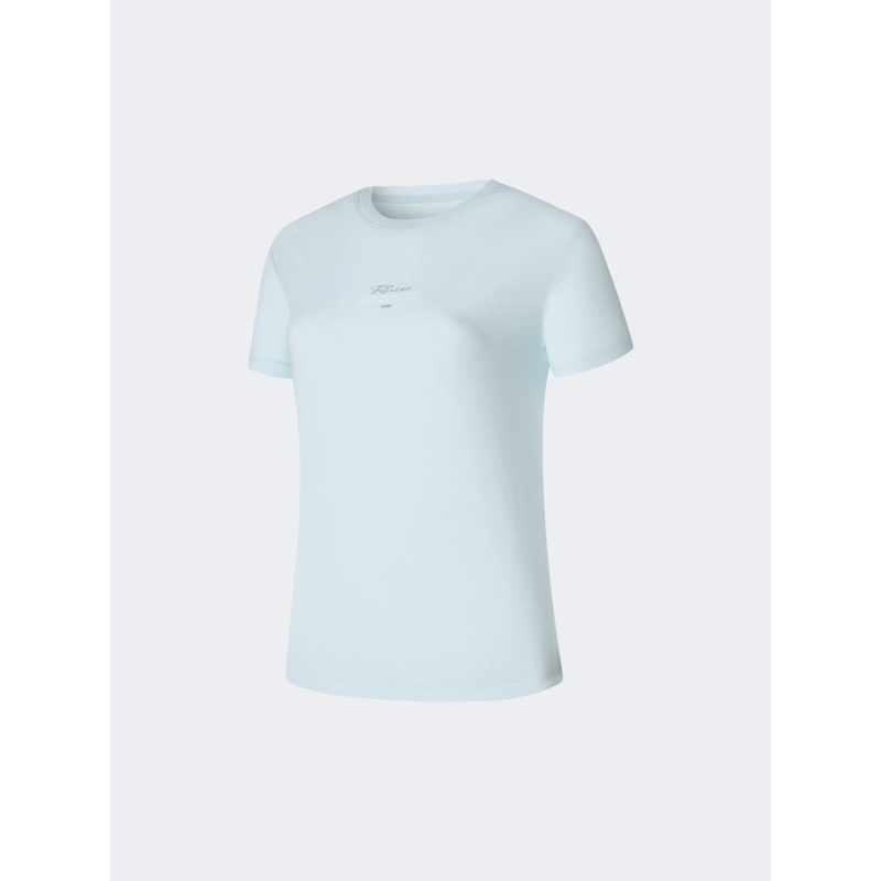 Erke Crew Women Lifestyle T-Shirt  Blue