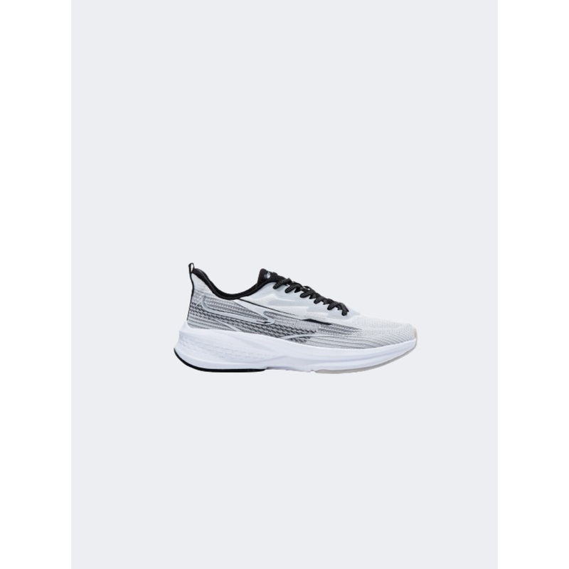 Erke Cushioning Men Running Shoes Grey/Black