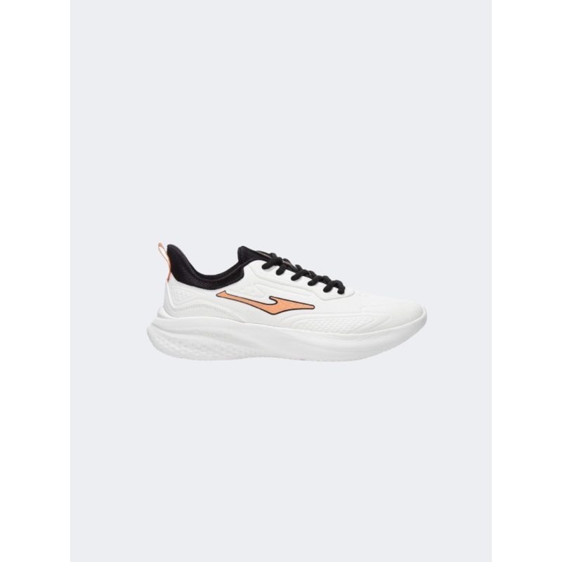 Erke Cushioning Men Running Shoes White/Orange