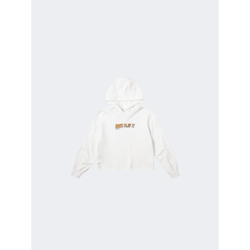 Erke Hoodie Kids-Girls Lifestyle Hoody White