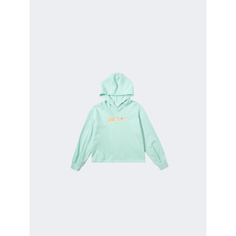 Erke Sea Kids-Girls Lifestyle Hoody Green