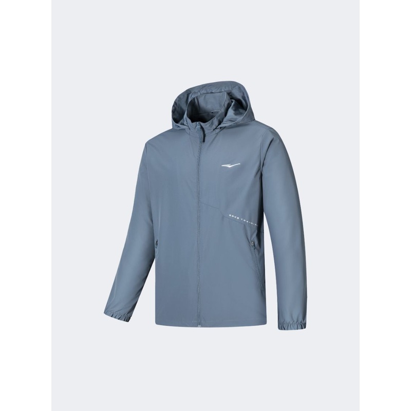 Erke Windbreaker Men Training Jacket Haze Blue