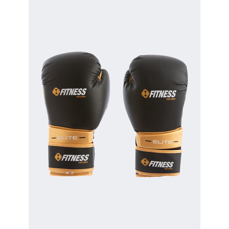 Fitness Factory Boxing Gloves Black/Gold