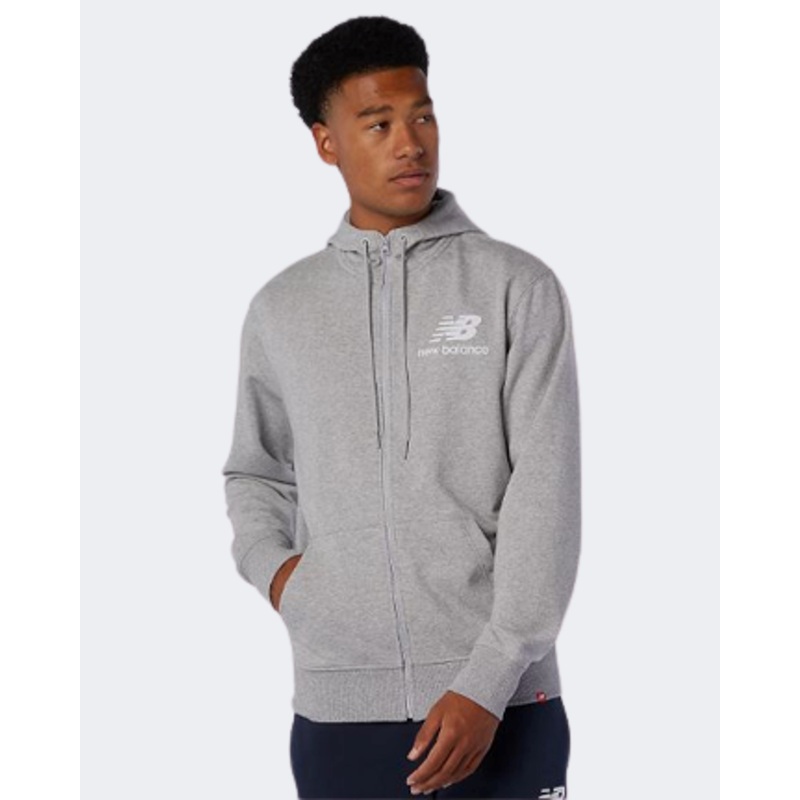 New Balance Essentials  Men Lifestyle Hoody Grey