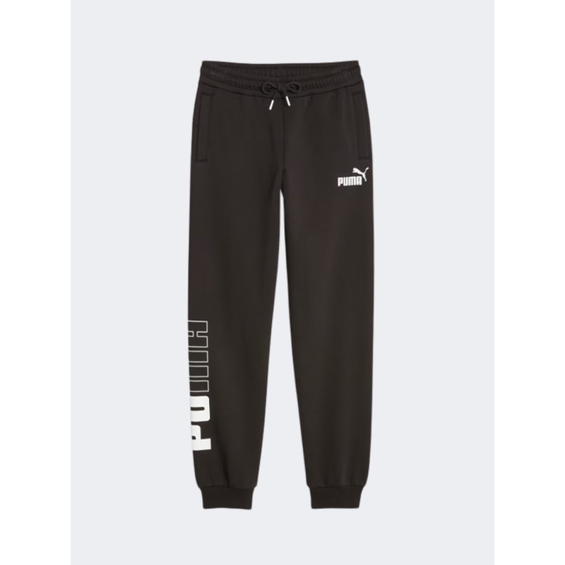 Puma Power Colorblock Boys Lifestyle Pant Black